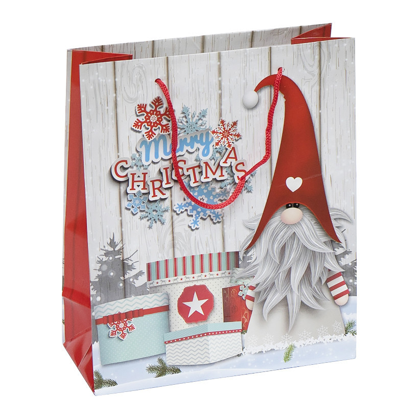 Пакет подарунковий Новорічний 18х21,5х8см арт.2072, фото 1