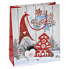 Пакет подарунковий Новорічний 18х21,5х8см арт.2072, фото 4