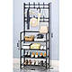Підлогова вішалка для одягу New simple floor clothes rack size з полицями і гачками, фото 4
