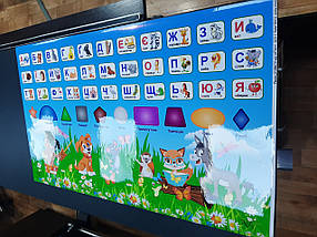 Дитяча наклейка на стіл з абеткою, 60 х 100 см, фото 2