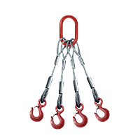 Строп канатний петльовий з 4 гаками 4СК 4,0 т 2,0 м