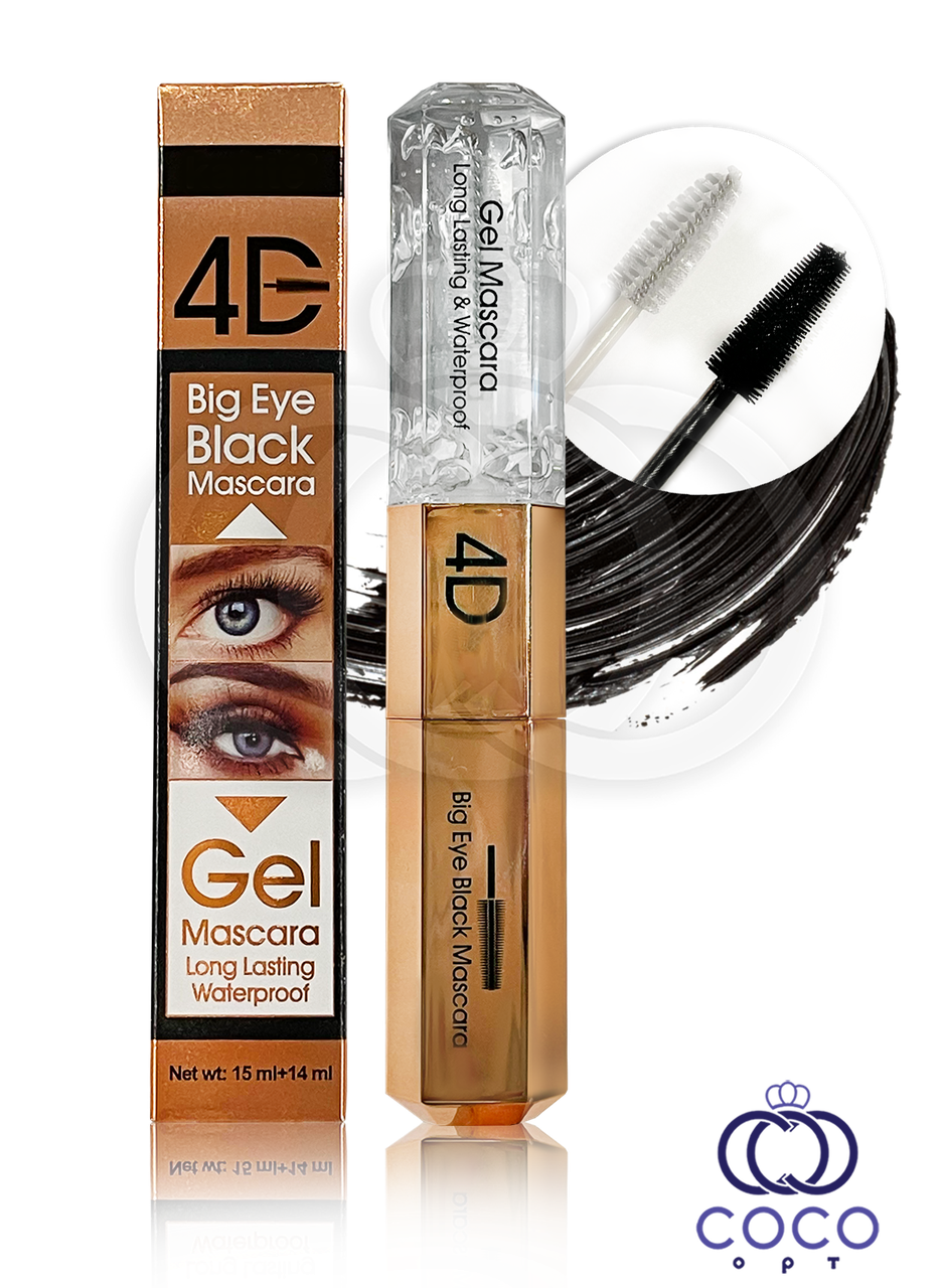 Туш для вій подвійна 4D Big Eye Black Mascara 15 Ml+ 14 Ml