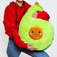 Мягкая Игрушка Подушка Авокадо, Игрушка Антистресс Половинки Авокадо 45 см.
