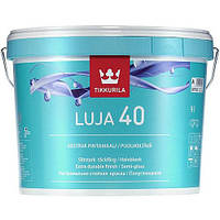 Краска антисептическая для влажных помещений TIKKURILA LUJA 40 (Белая В1) (9 л)