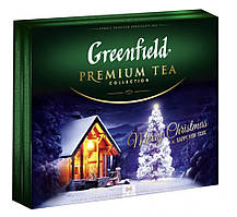 Чай Greenfield Асорті з 96 окремих пакетиків (24х виду чаю). Подарунковий преміум варіант.