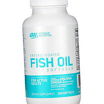 Омега-3 Optimum Nutrition Fish Oil 200 капс, фото 3