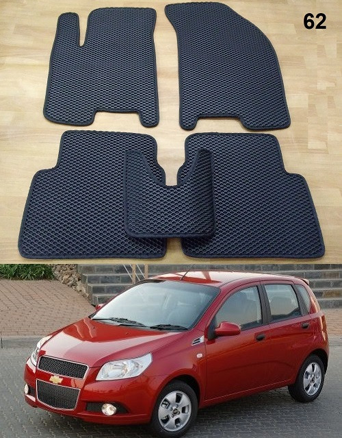 Килимки ЕВА в салон Chevrolet Aveo '08-11 T255