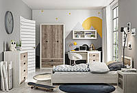 Комплект мебели для детской спальни Коен ІІ BRW, 6 модулей