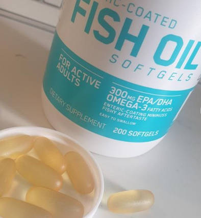 Омега-3 Optimum Nutrition Fish Oil 100 капс, фото 2