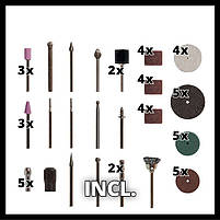 Гравер акумуляторний Einhell TE-MT 7,2 Li Set (з набором аксесуарів), фото 9