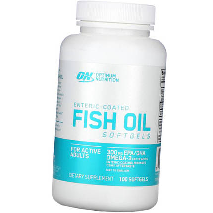 Омега-3 Optimum Nutrition Fish Oil 100 капс, фото 2