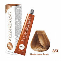 Стойкая Краска Для Волос BBCos Innovation Evo Hair Color Cream № 8/3 Блондин Светлый Золотистый, 100 Мл