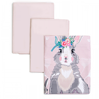 Змінний постільний комплект Baby Veres Summer Bunny pink для ліжечка 120х60 см 154.7.04, фото 3