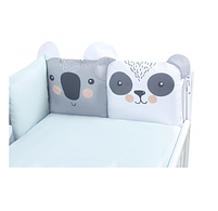 Постільний комплект в ліжечко Baby Veres Zoo mint 6 одиниць, фото 2