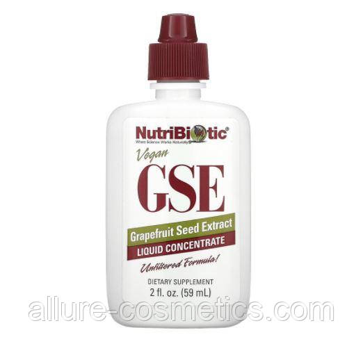 Екстракт насіння грейпфрута GSE, рідкий концентрат NutriBiotic Grapefruit seed extract 59 мл