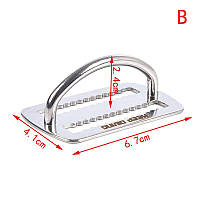 D-Ring (D-кільце) OMS 5 cm Сталь, Вигнутий