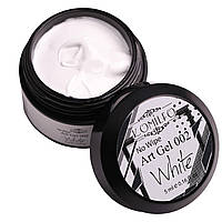 Арт-гель БЕЗ липкого слоя Komilfo No Wipe Art Gel White 002 (белый), 5 мл