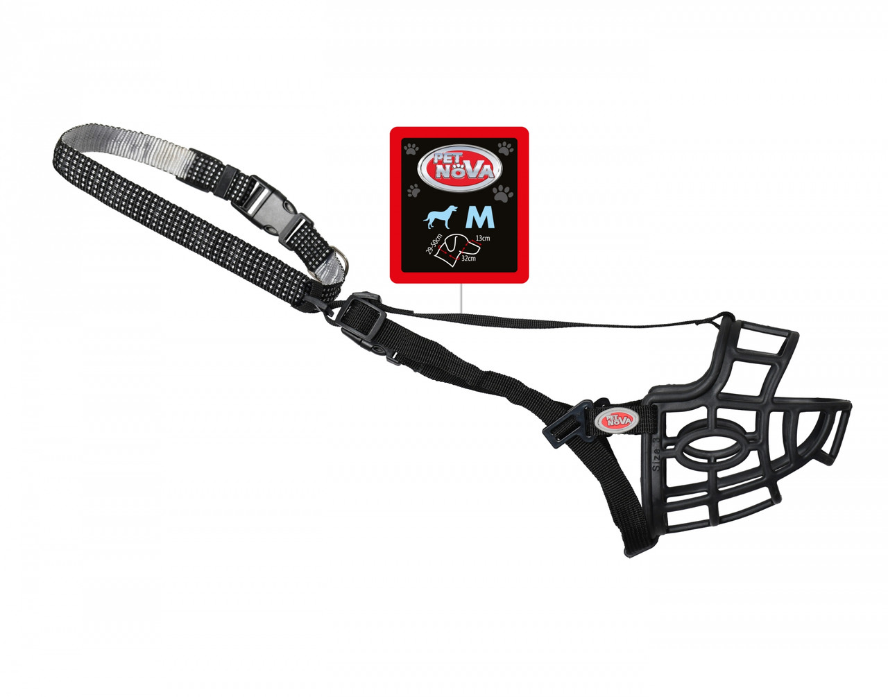 Намордник з нашийником Pet Nova COLLAR-M
