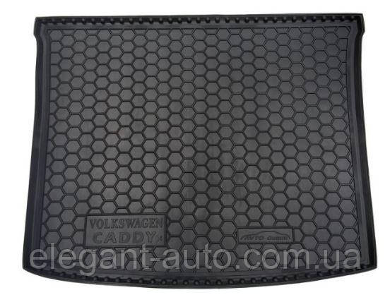 Килимок багажника Volkswagen Caddy 2004- (коротка база) поліуретан "AVTO-Gumm" 111434