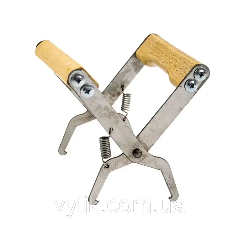 Захват для рамок із дерев'яними ручками. НЕРЖ/UA, фото 1