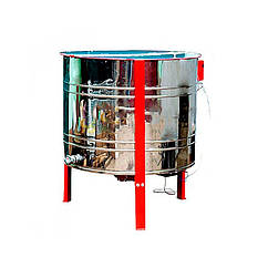 Автоматична 8-ми рамкова медогонка під рамку "Рута". Нержавіюча. Поворотні касети