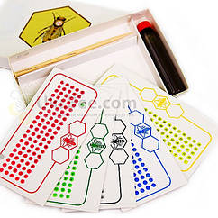 Набір опалітових номерних міток. Чехія