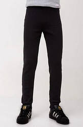 Підштаники дитячі 140  146  152  158 утеплені  рібана начос (80 % бавовна + 20% поліестер) ЧОРНИЙ