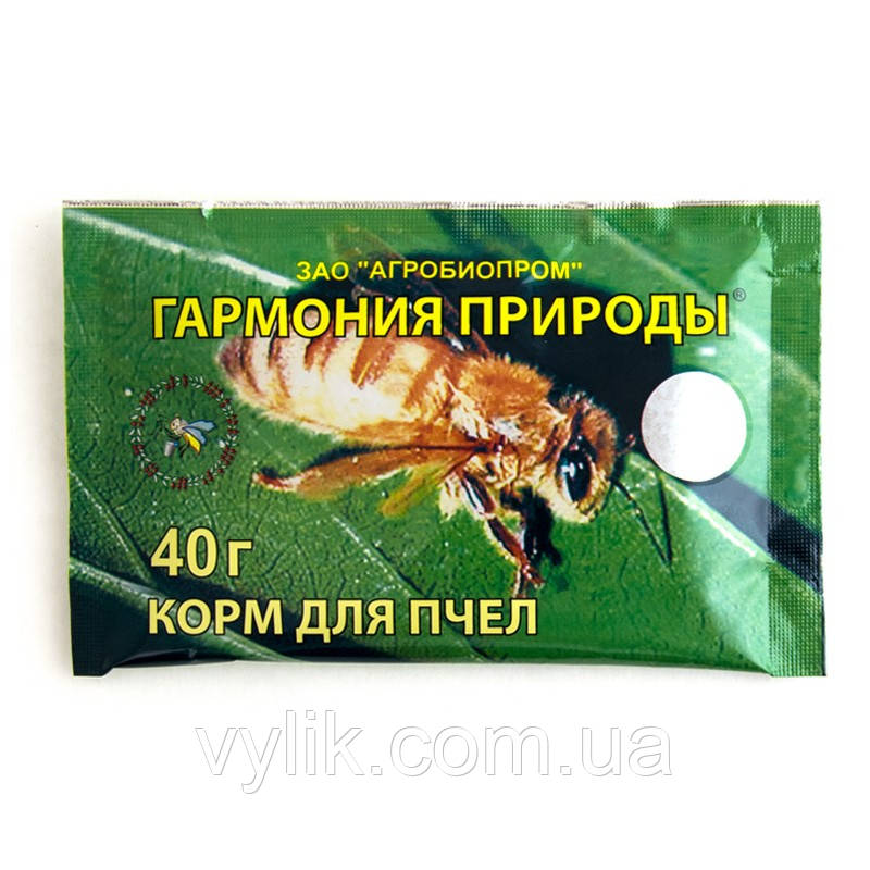 Корм для бджіл "Гармонія природи" 40 г, фото 1