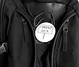 I WANT значок - Круглий значок на рюкзак - Подарунок мотиватор хлопцю - Прикольний подарунок на 14 лютого, фото 4