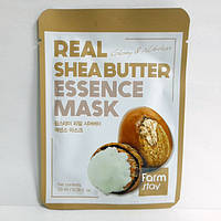 Тканевая маска для лица увлажняющая с маслом ши FarmStay Real Shea Butter Essence Mask
