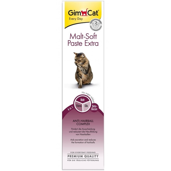 Джимпет GIMPET Malt soft Extra паста проти проковтованого волосся для кішок, 20 г