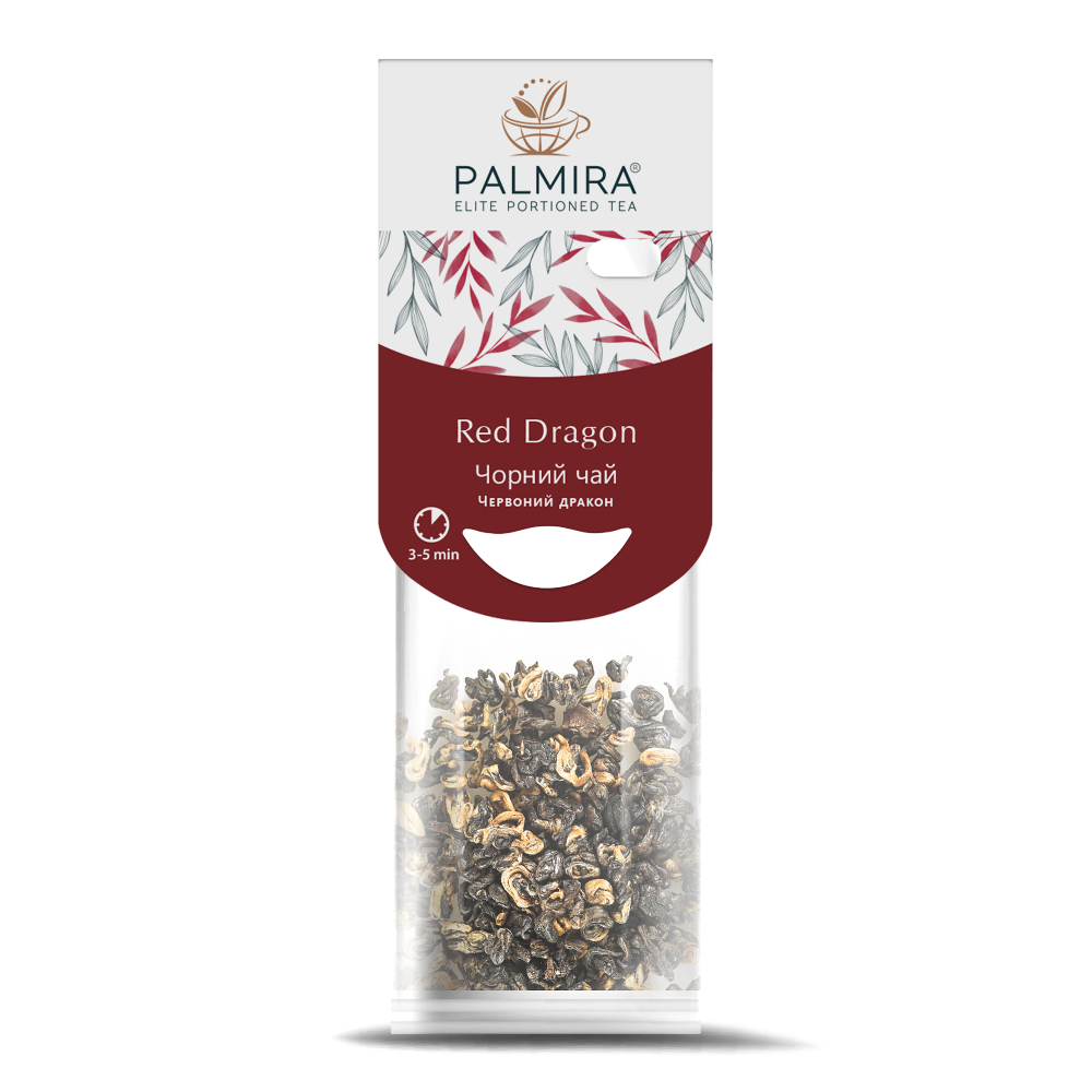 Чорний чай  Palmira "Червоний дракон" (Red Dragon) - 10 шт.