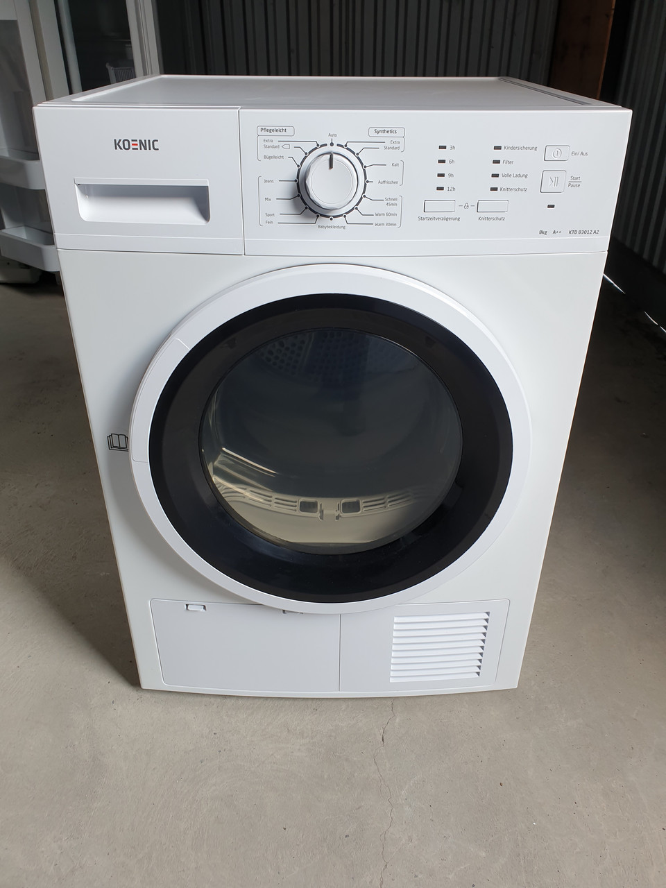 Сушарка для білизни KOENIC 8 KG / 2019-го року випуску / KTD 83012 A2, фото 1