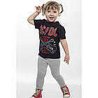 Дитяча футболка AC/DC (I wanna Rock&Roll) чорна, Розмір 4-5 років, фото 4