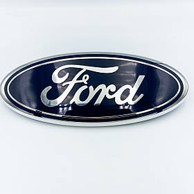 Емблема, знак з лого FORD (Форд) синя - 227х90 мм Transit, F150, Edge, Explorer