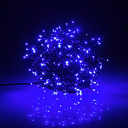 Вулична гірлянда 10 метрів LED 100 Синій / Новорічна світлодіодна гірлянда