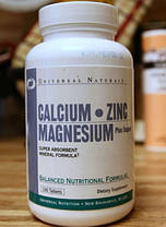 Кальцій магній цинк Універсальний Calcium Zinc Magnesium 100 таб Мінеральний комплекс, фото 3