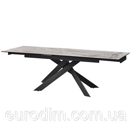 Gracio Light Grey стіл розкладний кераміка 160-240 см, фото 2