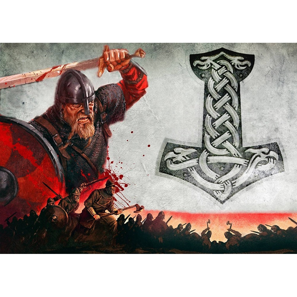 Плакат Вікінг (Молот Тора)