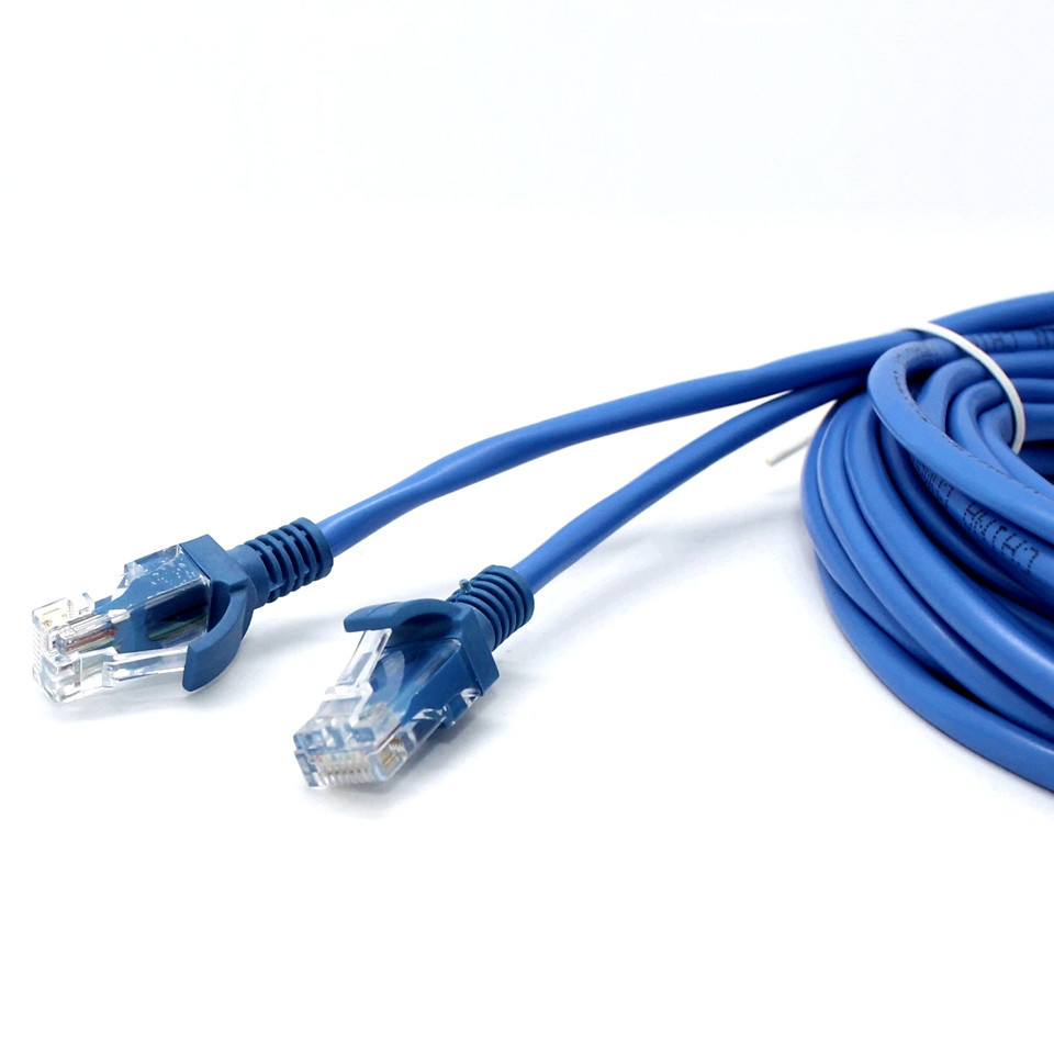 Патч-корд LAN 1.5 м RJ-45 CAT 5 Сетевой кабель UTP витая пара для интернета и роутера - фото 1 - id-p1333395968