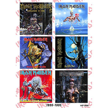 Стикерпак Iron Maiden (album covers 1986-1995) SP-006