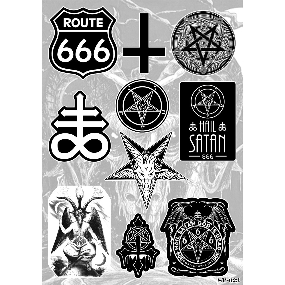 Стикерпак Occult Symbols (black & white) SP-023