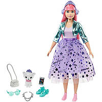 Кукла Барби Приключения Принцессы Дейзи Barbie Princess Daisy GML77 Игровой набор с котенком и аксессуарами