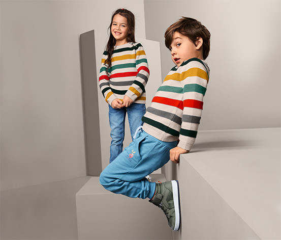 Яскравий стильний дитячий бавовняний светр, пуловер від tcm Tchibo (чибо), Німеччина, 110-116 см