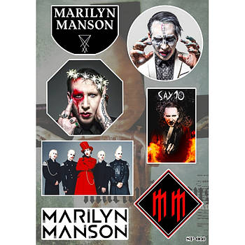 Стикерпак Marilyn Manson SP-060