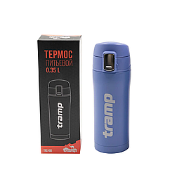 Термос 0,35 л. синій Tramp, UTRC-106-blue