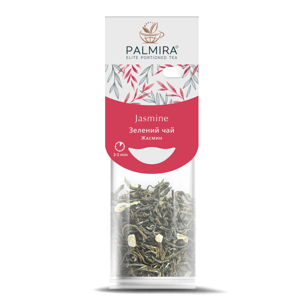 Зелений чай з жасмином Palmira "Жасмин" (Jasmine)  - 10 шт.