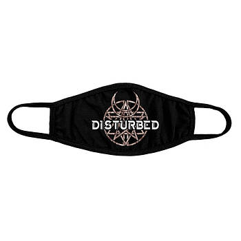 Маска багаторазова Disturbed (лого) (rw)