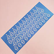 Бордюрний трафарет Колоски No2 9.5х26 см, фото 2