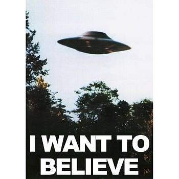 Плакат I want to Believe